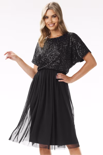 Sukienka Model A689 Black - awama — zdjęcie 1