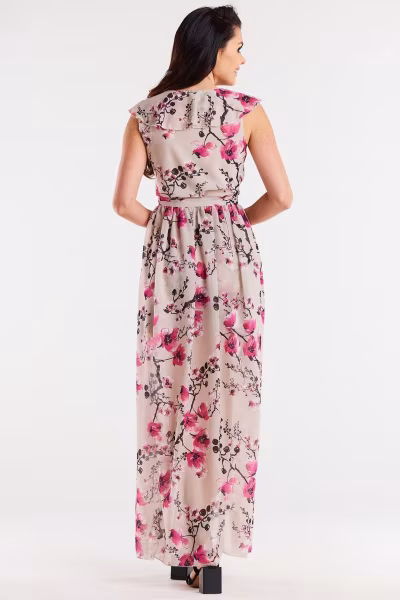 Sukienka Model A502 Cherry Flowers - awama — zdjęcie 3