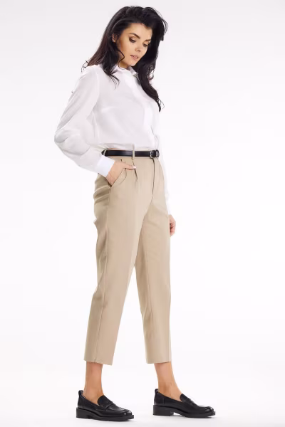 Koszula Damska Model A652 White - awama — zdjęcie 2