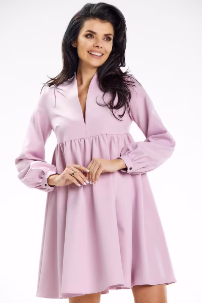 Sukienka Model A636 Dirty Pink - awama — zdjęcie 1