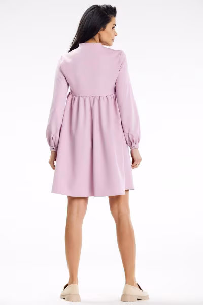 Sukienka Model A636 Dirty Pink - awama — zdjęcie 3