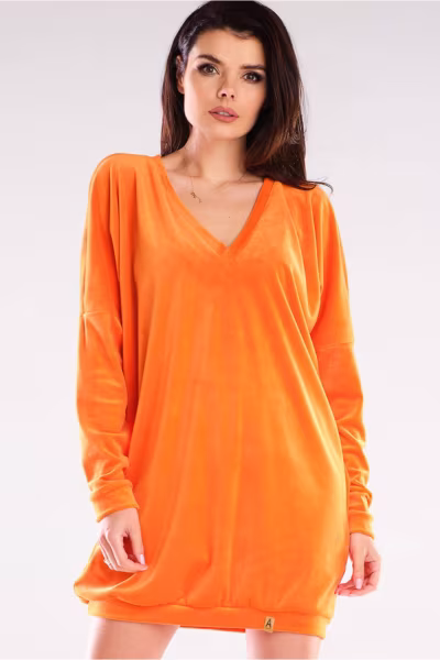 Sukienka Model A415 Orange - awama — zdjęcie 1