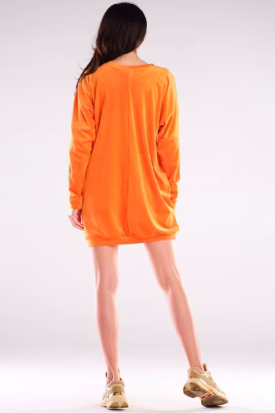 Sukienka Model A415 Orange - awama — zdjęcie 3