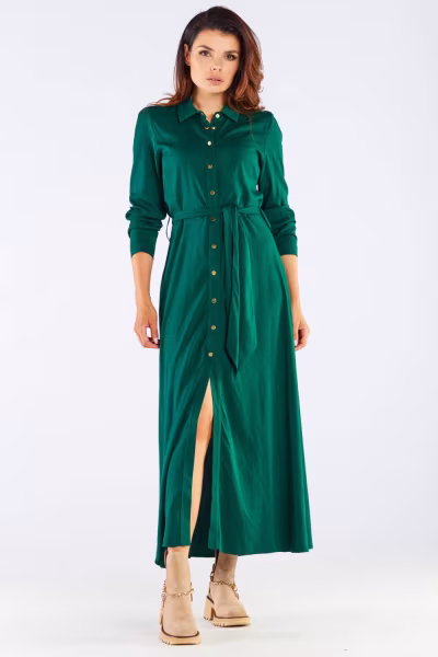 Sukienka Model A451 Green - awama — zdjęcie 1