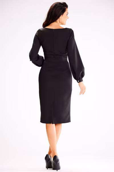 Sukienka Model A597 Black - awama — zdjęcie 3