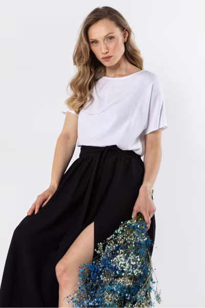 Spódnica Model A763 Black - awama — zdjęcie 2