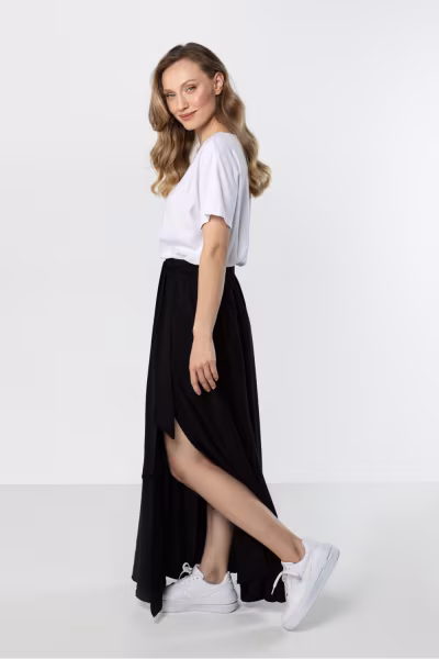 Spódnica Model A763 Black - awama — zdjęcie 3