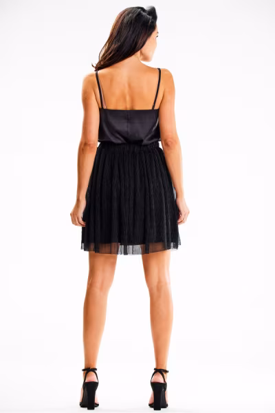 Spódnica Model A631 Black - awama — zdjęcie 3