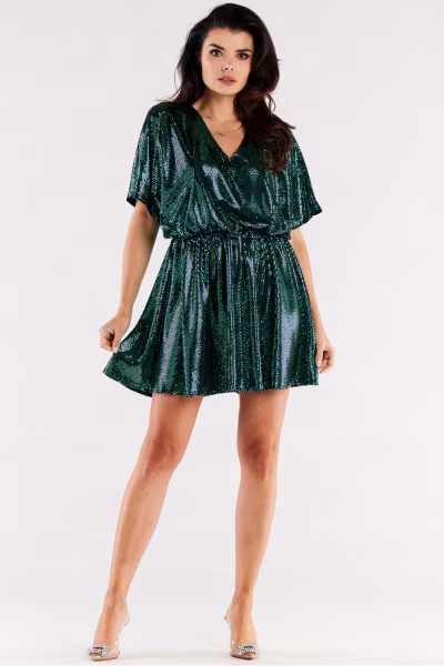 Sukienka Model A561 Green Dots - awama — zdjęcie 2
