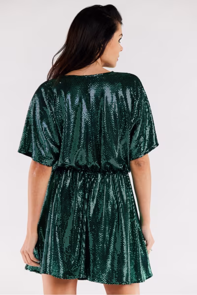 Sukienka Model A561 Green Dots - awama — zdjęcie 3