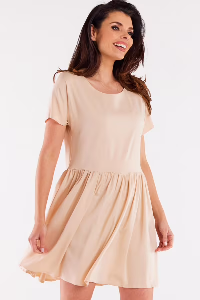Sukienka Model A517 Beige - awama — zdjęcie 1
