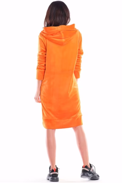 Sukienka Model A414 Orange - awama — zdjęcie 3