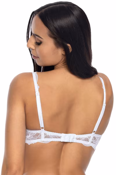 Biustonosz push up Biustonosz Usztywniany Model 0196/22 Nell White - Mat — zdjęcie 3