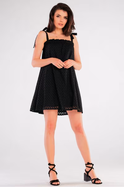 Sukienka Model A434 Black - awama — zdjęcie 2