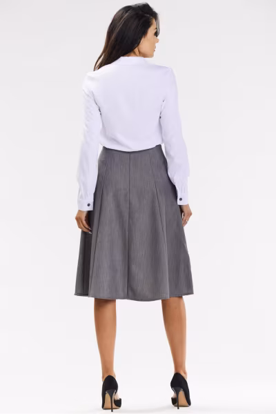 Spódnica Model A673 Grey - awama — zdjęcie 3