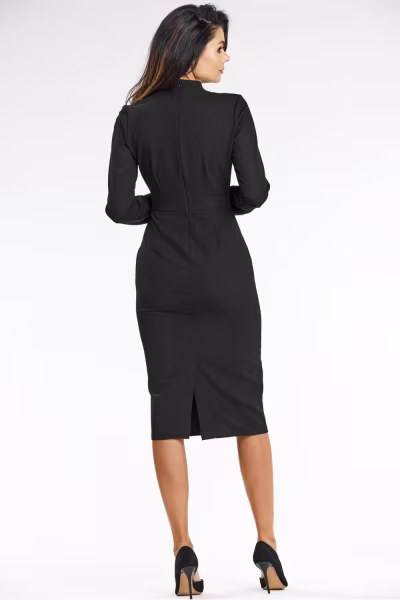 Sukienka Model A667 Black - awama — zdjęcie 3