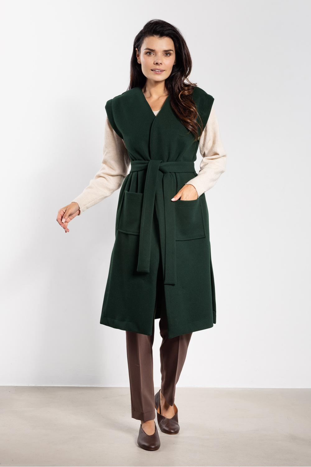 Kamizelka Model A753 Bottle Green - awama