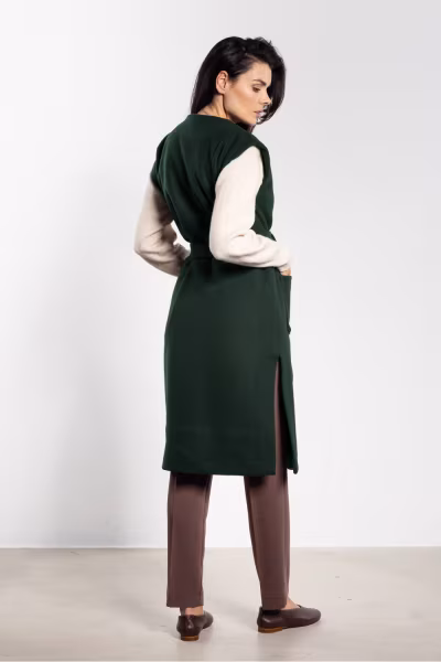 Kamizelka Model A753 Bottle Green - awama — zdjęcie 3