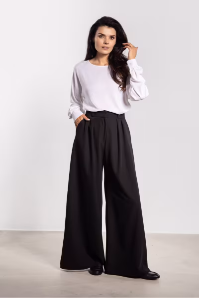 Spodnie Damskie Model A743 Black - awama — zdjęcie 1