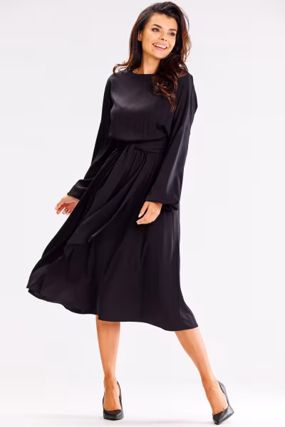 Sukienka Model A602 Black - awama — zdjęcie 2
