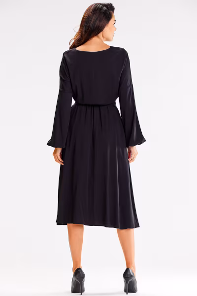 Sukienka Model A602 Black - awama — zdjęcie 3