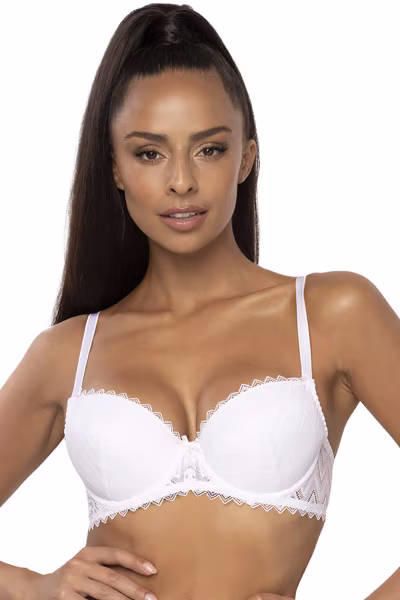 Biustonosz push up Biustonosz Push-up Model Elif M-3802/11 White - Mat — zdjęcie 1
