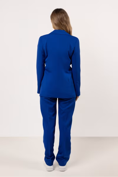 Spodnie Damskie Model A713 Blue - awama — zdjęcie 3
