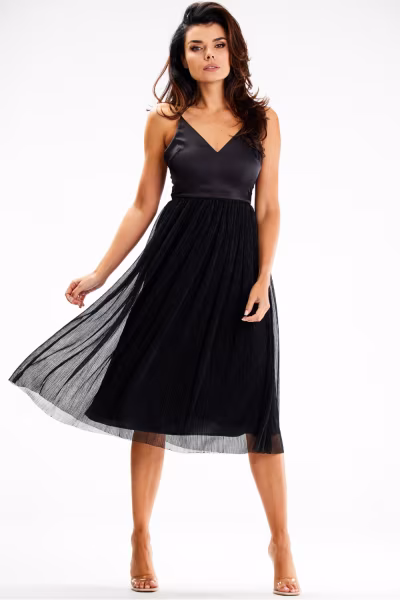 Sukienka Model A624 Black - awama — zdjęcie 2
