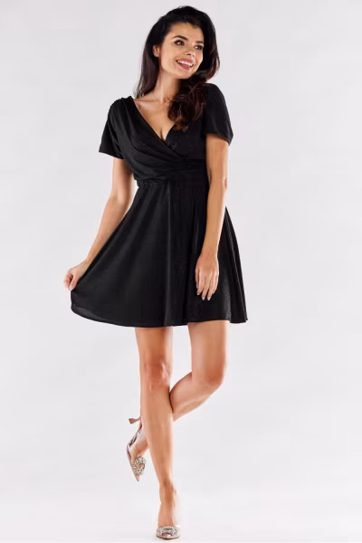 Sukienka Model A558 Black - awama — zdjęcie 2