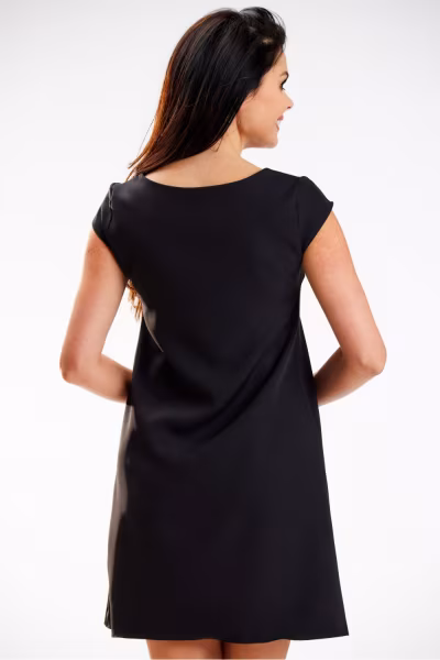 Sukienka Model A570 Black - awama — zdjęcie 3