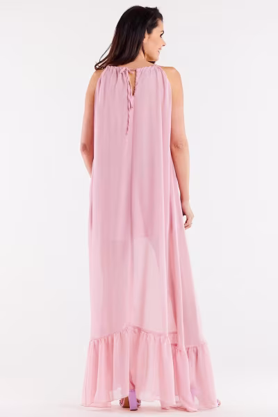 Sukienka Model A516 Powder Pink - awama — zdjęcie 3