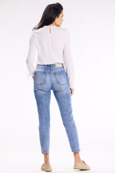 Bluzka Model A651 White - awama — zdjęcie 3