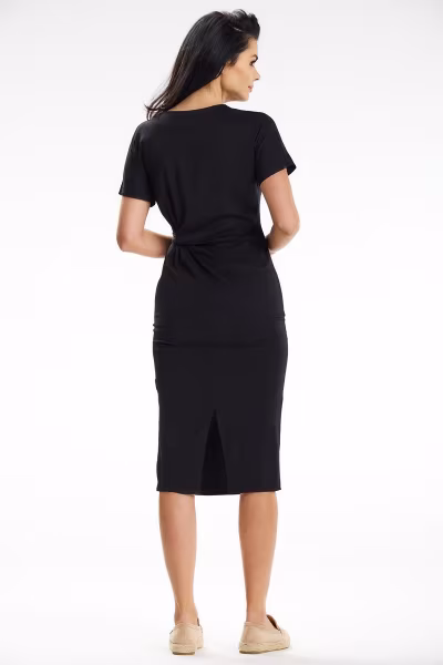 Sukienka Model A641 Black - awama — zdjęcie 3