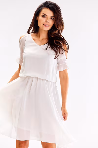 Sukienka Model A656 White - awama — zdjęcie 1