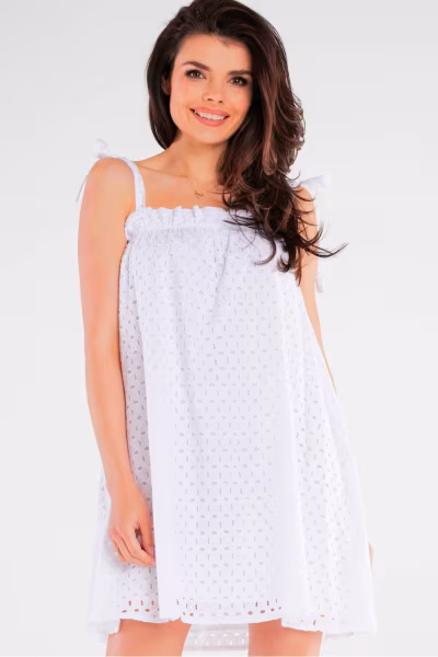 Sukienka Model A434 White - awama — zdjęcie 1