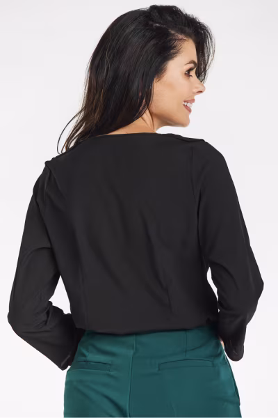 Bluzka Model A688 Black - awama — zdjęcie 3
