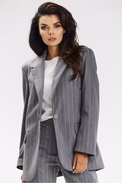Żakiet Model A679 Grey - awama — zdjęcie 1