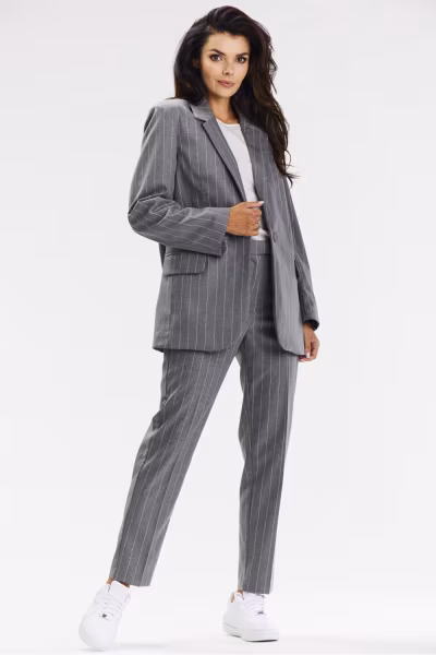 Żakiet Model A679 Grey - awama — zdjęcie 2