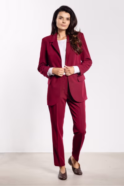 Marynarka Model A747 Claret - awama — zdjęcie 2