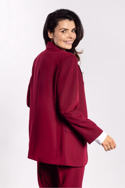 Marynarka Model A747 Claret - awama — zdjęcie 3