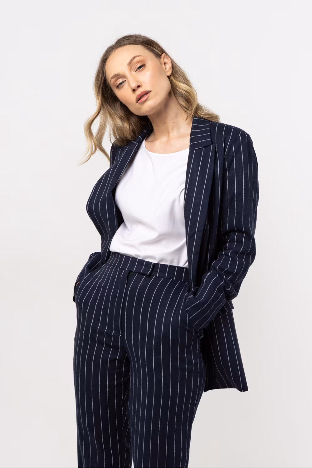 Marynarka Model A728 Navy - awama