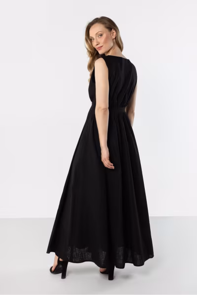 Sukienka Model A771 Black - awama — zdjęcie 3