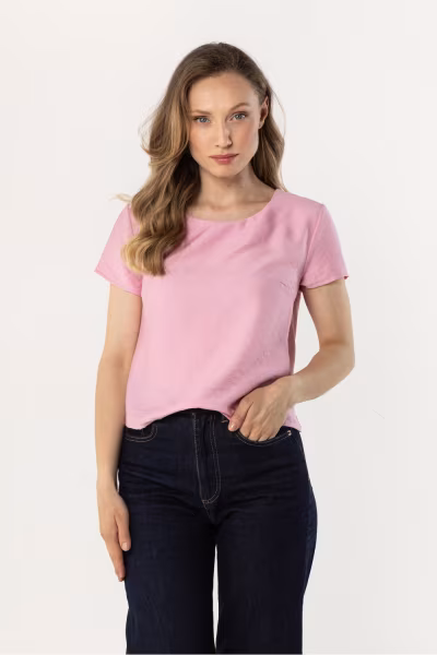 Bluzka Model A762 Pink - awama — zdjęcie 1
