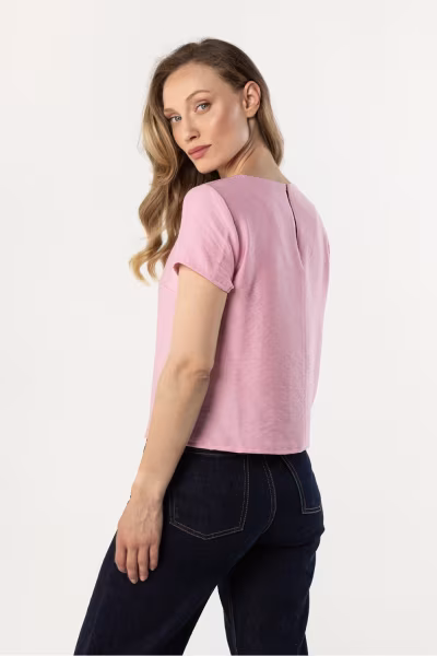 Bluzka Model A762 Pink - awama — zdjęcie 3