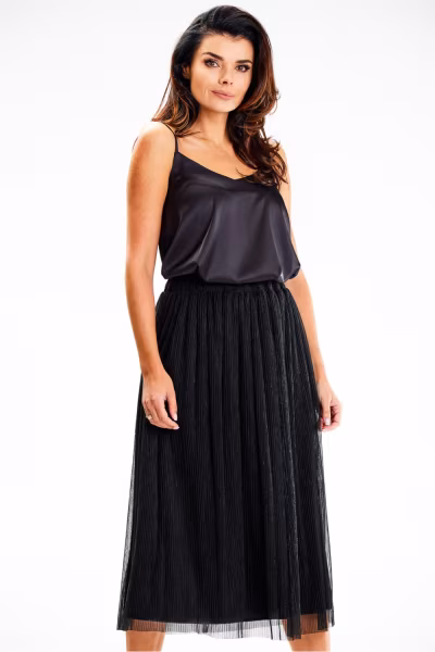 Spódnica Model A630 Black - awama — zdjęcie 1