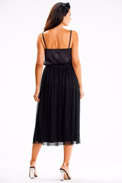 Spódnica Model A630 Black - awama — zdjęcie 3