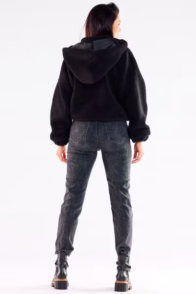 Kurtka Damska Model A533 Black - awama — zdjęcie 3