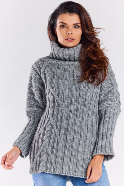 Golf Damski Model A477 Grey - awama — zdjęcie 1