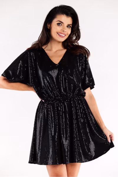 Sukienka Model A561 Black Dots - awama — zdjęcie 1