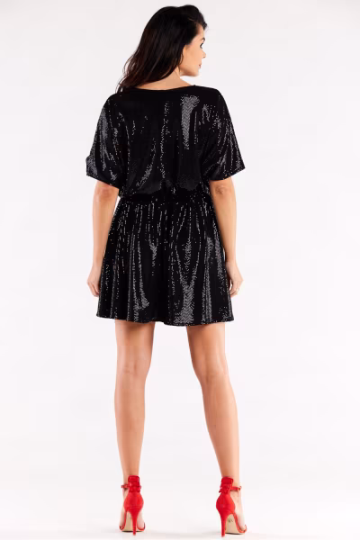 Sukienka Model A561 Black Dots - awama — zdjęcie 3